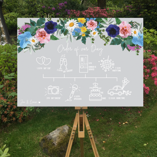 Floral Order of the Day Board