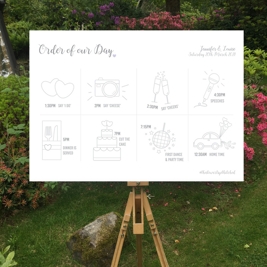 Illustrated Order of the Day Board