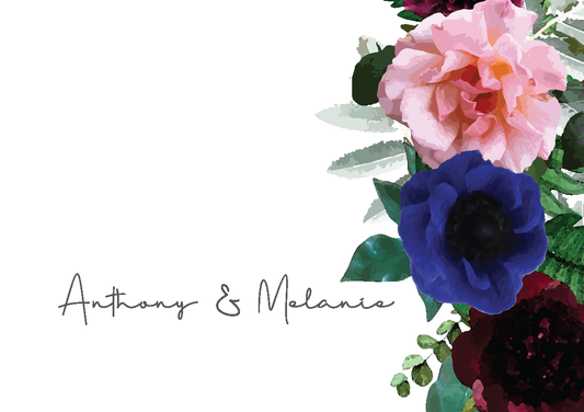 Vintage Floral RSVP
