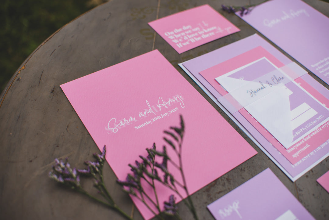 Lavender & Blush Invitation Bundle